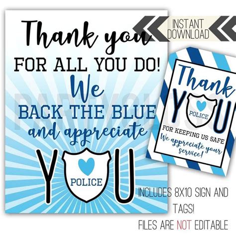 free printable thank you cards for police officer|free printable thank you card for police from kids.